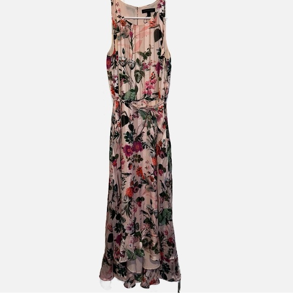 Banana Republic Botanical Print Fit-and-Flare Maxi Dress - Picture 2 of 11